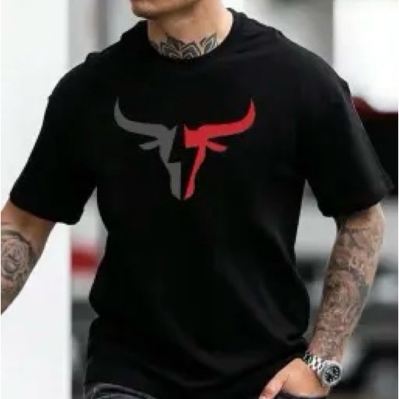 Shein Manfinity Other - Manfinity bullhead graphic tee (NWOT)